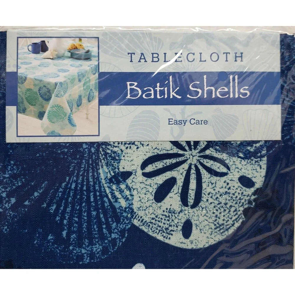 Printed Linen Tablecloth 60